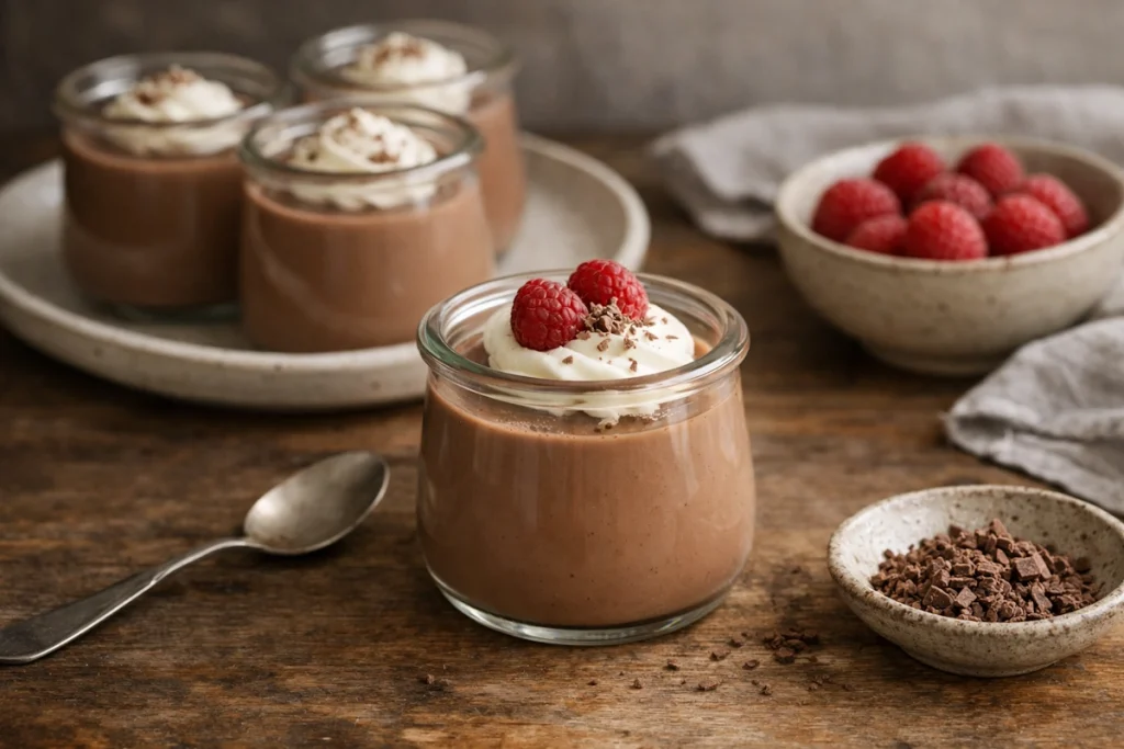 Mjölkchoklad pannacotta