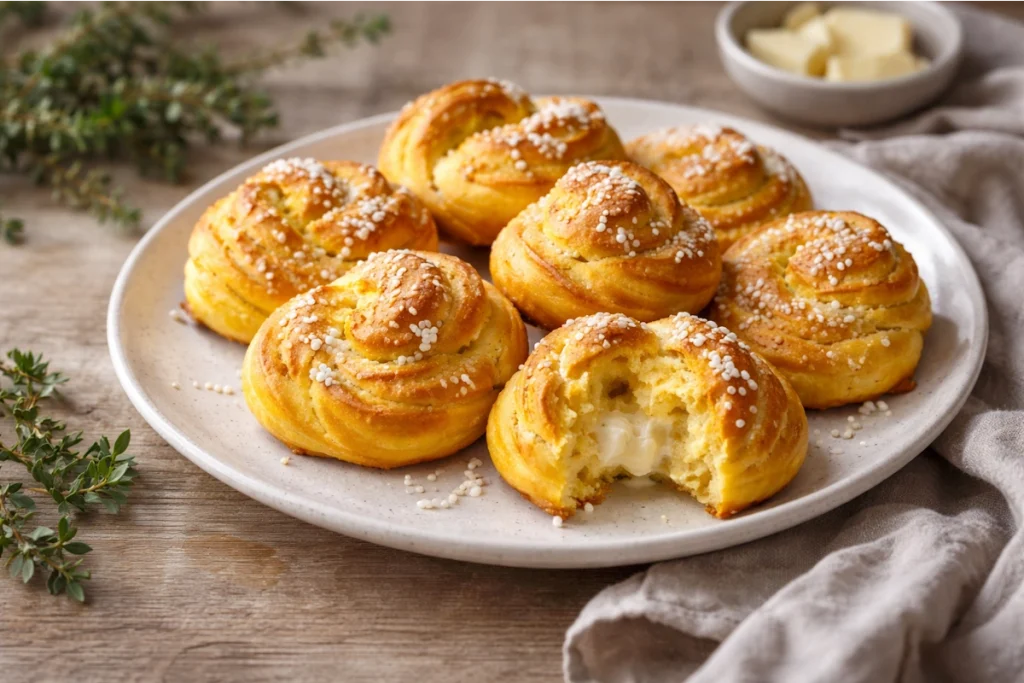Saffransbullar med vit choklad