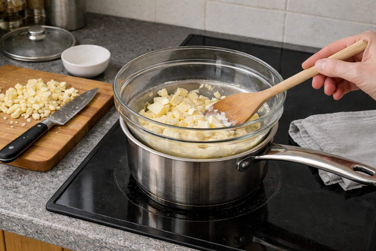 Smälta choklad - Så lyckas du utan stress